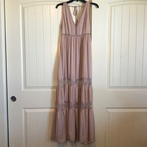 F21 Tan Maxi Dress